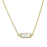 Collier 18 Karat - 750 Gelbgold mit Perlmutt - 277645